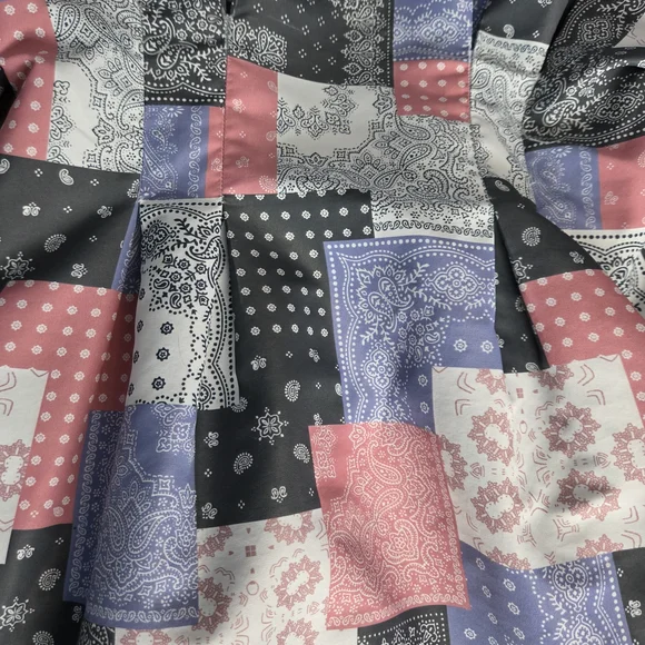 Cider Multicolor Patchwork Dress - Picture 4 of 5